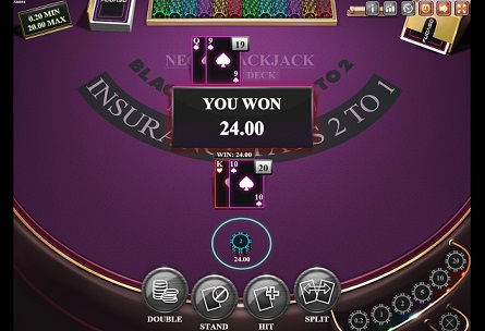 blackjack jogo